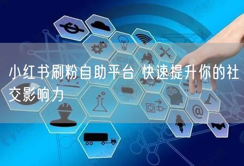 小红书刷粉自助平台 快速提升你的社交影响力