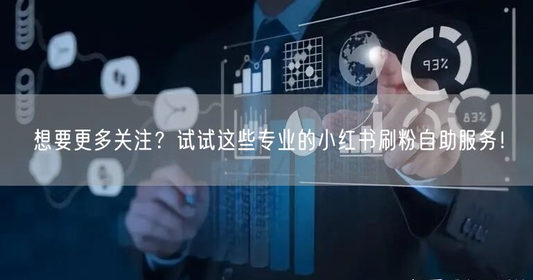 想要更多关注?试试这些专业的小红书刷粉自助服务!